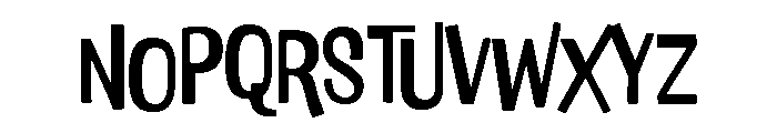 Nudgewink Medium Font UPPERCASE