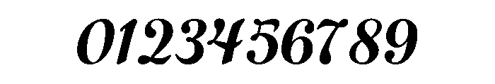 Number Five Smooth Font OTHER CHARS