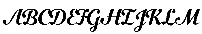 Number Five Smooth Font UPPERCASE