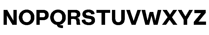 Numero 02 Bold Font UPPERCASE