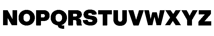 Numero 02 Extra Bold Font UPPERCASE