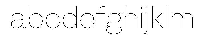 Numero 02 Hairline FONT