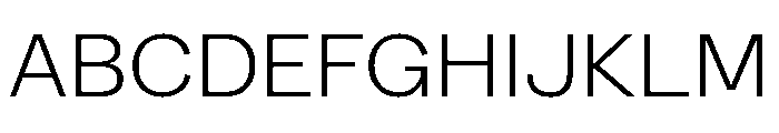 Numero 02 Light Font UPPERCASE