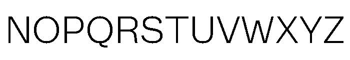 Numero 02 Light Font UPPERCASE