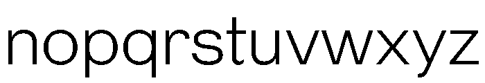 Numero 02 Light Font LOWERCASE