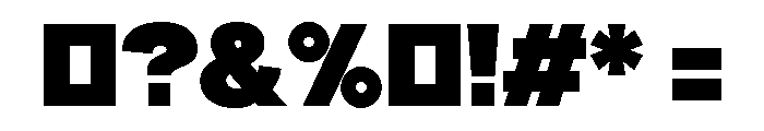Numero 02 Poster Font OTHER CHARS