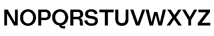 Numero 02 Semi Bold Font UPPERCASE