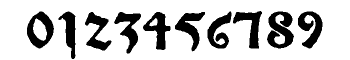 Numismatic Regular Font OTHER CHARS