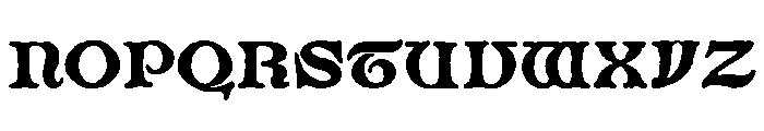 Numismatic Regular Font LOWERCASE