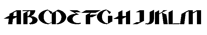 Nurnberg Black Font UPPERCASE