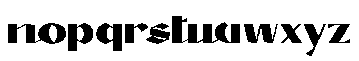 Nurnberg Black Font LOWERCASE