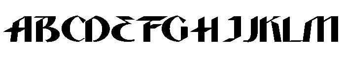Nurnberg Bold Font UPPERCASE