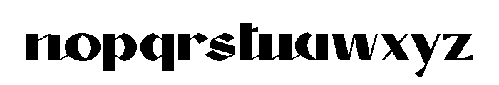 Nurnberg Bold Font LOWERCASE