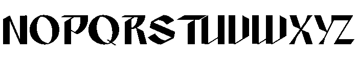Nurnberg Medium Font UPPERCASE