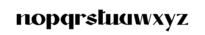Nurnberg Medium Font LOWERCASE