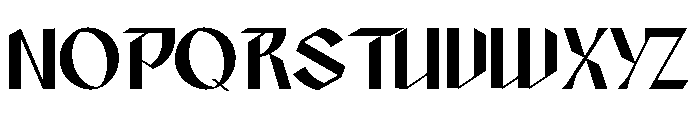 Nurnberg Regular Font UPPERCASE