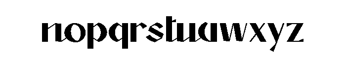 Nurnberg Regular Font LOWERCASE