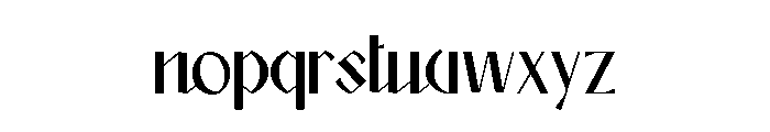 Nurnberg Thin Font LOWERCASE