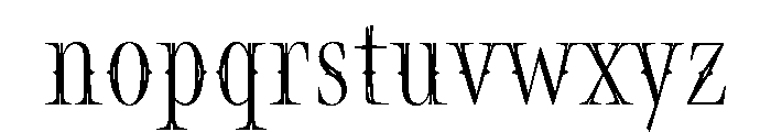 Nutcracker Regular Font LOWERCASE