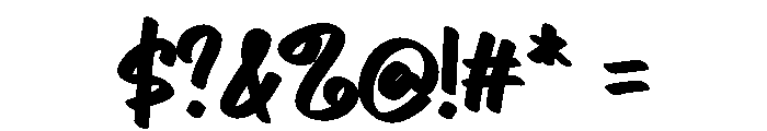 Nyeblak Font OTHER CHARS