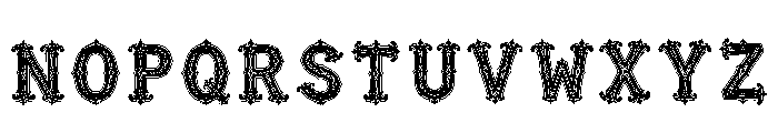 Nympha Regular Font LOWERCASE