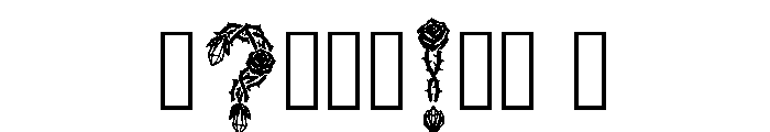 Nyrel Regular Font OTHER CHARS