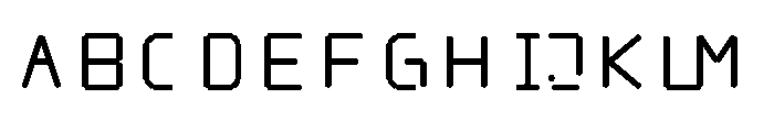 Nyvex Grid Regular FONT