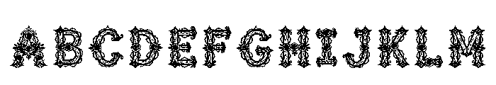 Nyvian Regular Font UPPERCASE