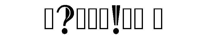 Nyxar Regular Font OTHER CHARS