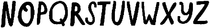 NYBH Bold otf (700) Font UPPERCASE