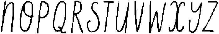 NYBH CapsThin otf (100) Font LOWERCASE