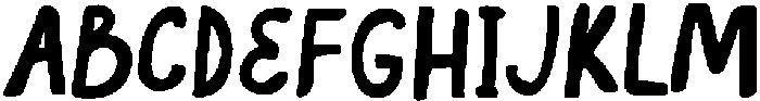 NYBH ExtraBold otf (700) Font UPPERCASE