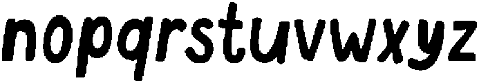 NYBH ExtraBold otf (700) Font LOWERCASE