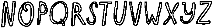 NYBH OutlineBold otf (700) Font UPPERCASE