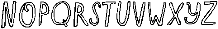 NYBH OutlineRegular otf (400) Font UPPERCASE