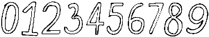 NYBH OutlineThin otf (100) Font OTHER CHARS