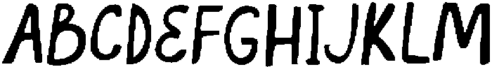 NYBH Regular otf (400) Font UPPERCASE