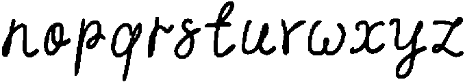 NYBH ScriptBold otf (700) Font LOWERCASE