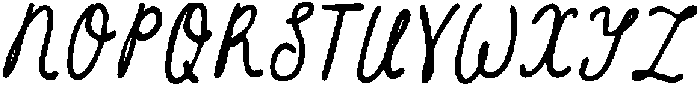 NYBH ScriptBoldSlanted otf (700) Font UPPERCASE