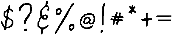 NYBH ScriptRegular otf (400) Font OTHER CHARS