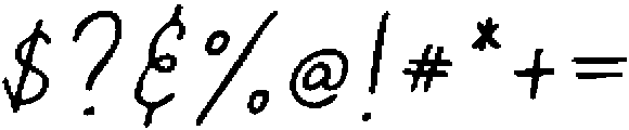 NYBH ScriptRegularSlanted otf (400) Font OTHER CHARS