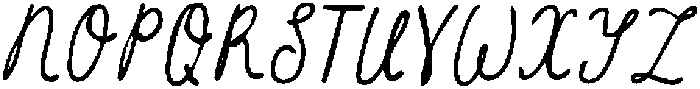 NYBH ScriptRegularSlanted otf (400) Font UPPERCASE
