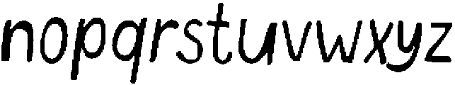 NYBH Thin otf (100) Font LOWERCASE