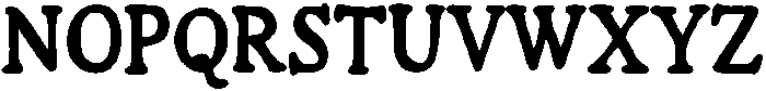 NYBLS CapsBold otf (700) Font LOWERCASE