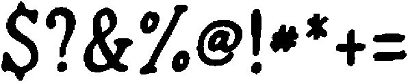 NYBLS CapsRegular otf (400) Font OTHER CHARS
