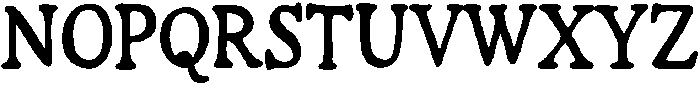 NYBLS CapsRegular otf (400) Font UPPERCASE