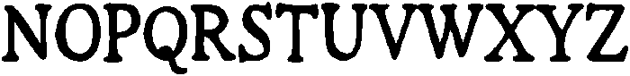 NYBLS CapsRegular otf (400) Font LOWERCASE