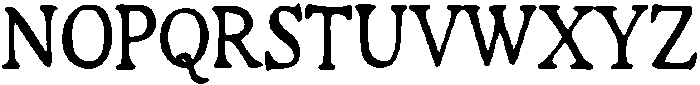 NYBLS CapsThin otf (100) Font LOWERCASE