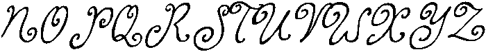 NYBLS Script otf (400) Font UPPERCASE
