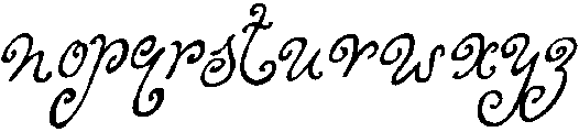 NYBLS Script otf (400) Font LOWERCASE